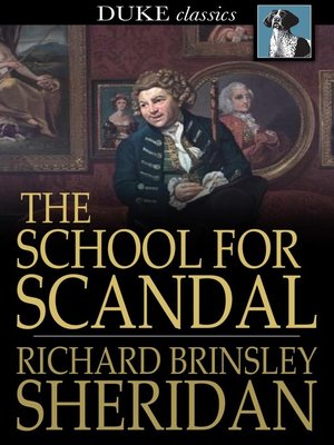 cover image of The School for Scandal